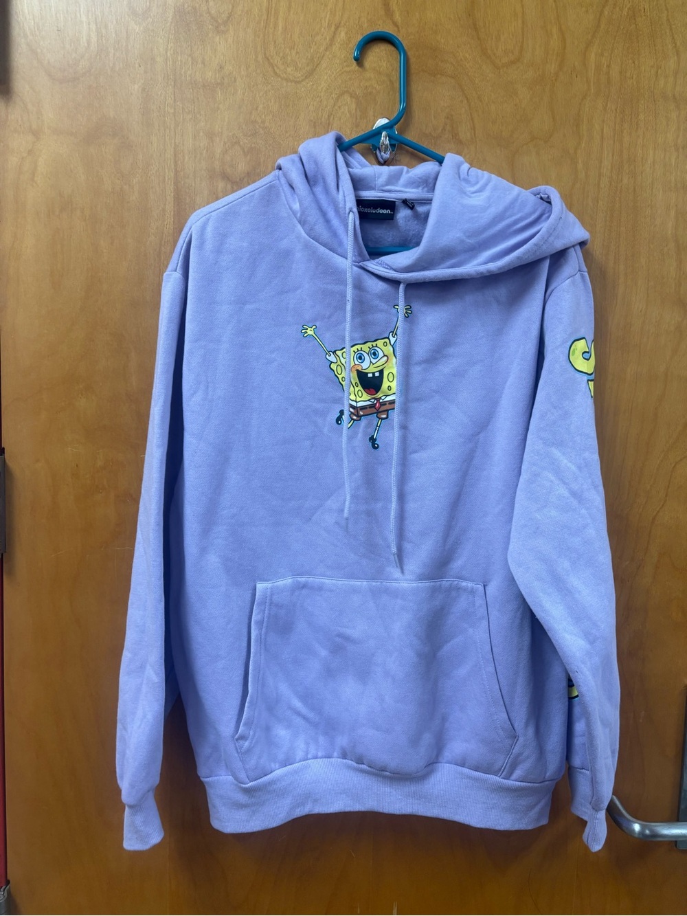 Nickelodeon Lilac SpongeBob Crewneck Hoodie -